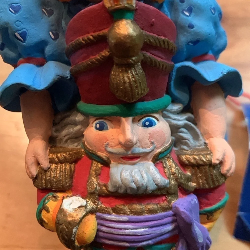 Vintage Department 56 Marie with Nutcracker ornament - flawed